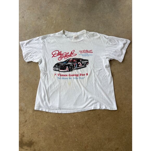 Vintage Dale Earnhardt Goodwrench NASCAR Graphic T-Shirt Large  S3 - Picture 1 of 5